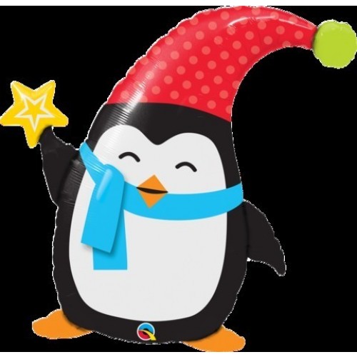$D GLOBO 35" FOIL FORMA PINGUINO