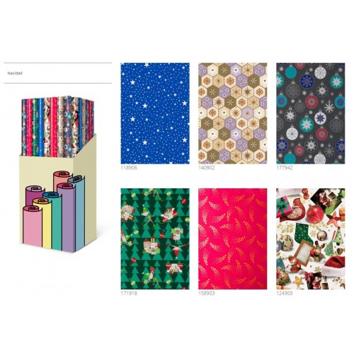 ROLLO PAPEL REGALO NAVIDAD 70X2MT