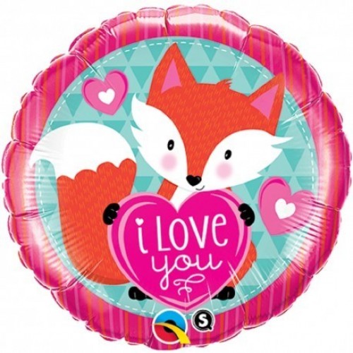 $D GLOBO 18" FOIL REDOND ZORRO I LOVE YO