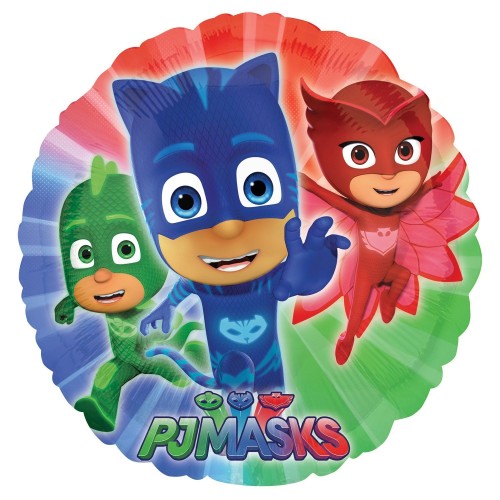   GLOBO 17" FOIL RND PJ MASKS