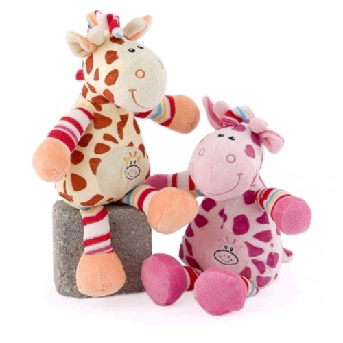PELUCHE JIRAFA 2 COL.SURT 28CM