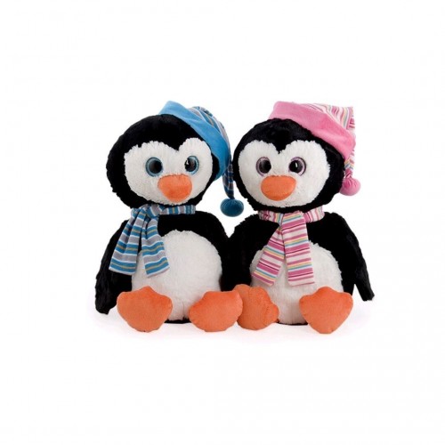 PELUCHE PINGUINO OJO CRISTAL 33CM