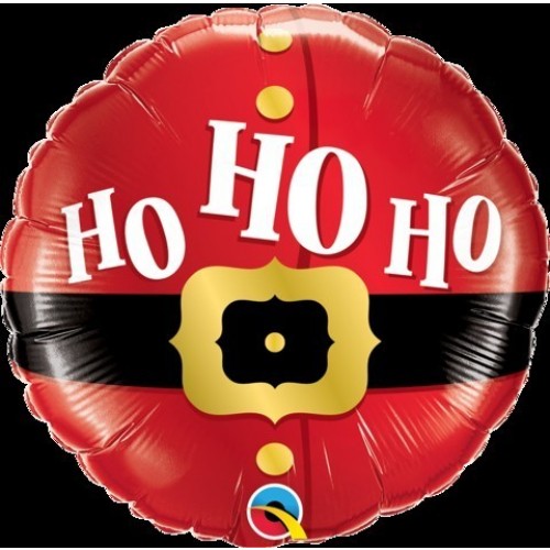GLOBO 18" FOIL REDONDO SANTA HO HO HO