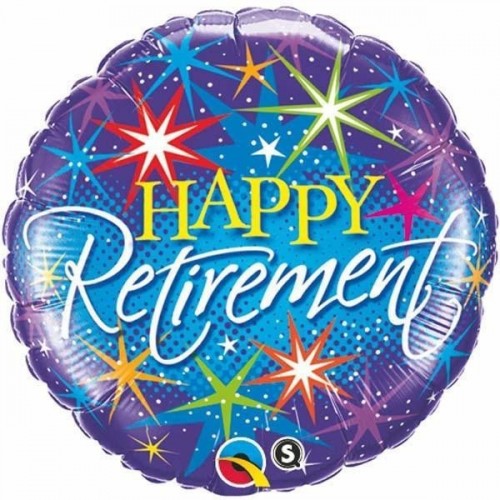 $ GLOBO 18" FOIL HAPPY RETIREMENT