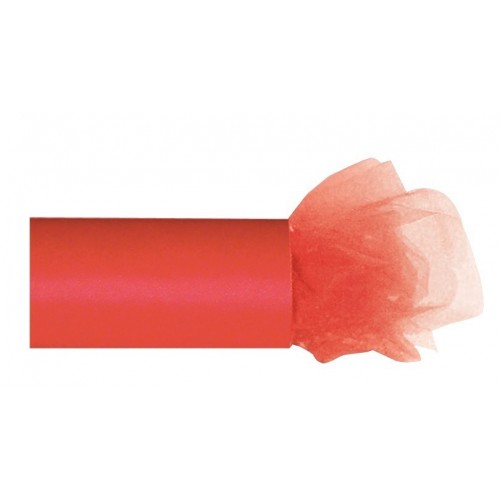   ROLLO TUL ROJO 30CMX23MT