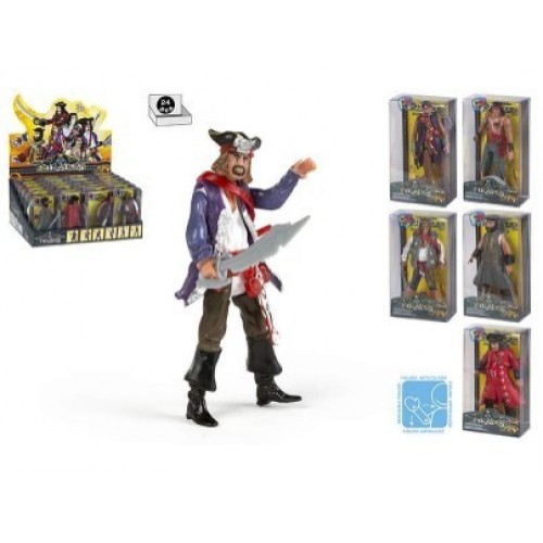 FIGURA MUÑECO PIRATA MOD.SURT 10CM