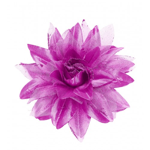 $D PINZA DEL PELO FORMA FLOR LILA