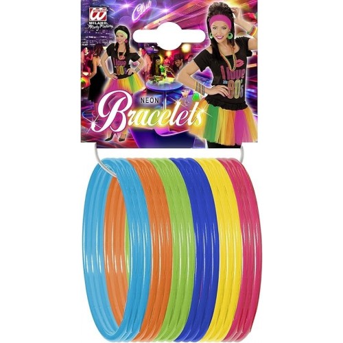   18 PULSERAS MULTICOLOR