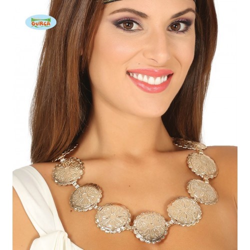   COLLAR CON MEDALLONES ORO ROMANO