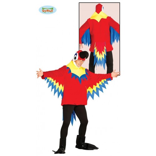 DISFRAZ T-L LORO MULTICOLOR