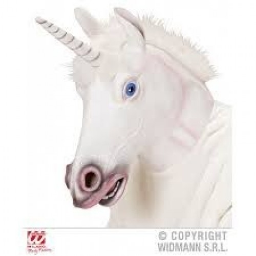 MASCARA CABEZA COMPLETA UNICORNIO