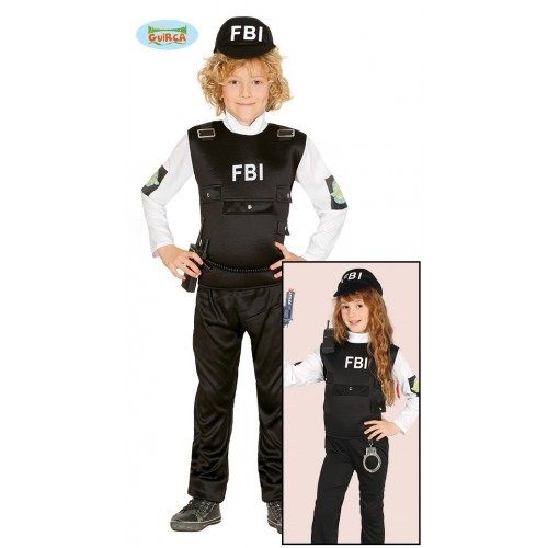 /DISFRAZ 5A6AÑOS F.B.I. INFANTIL