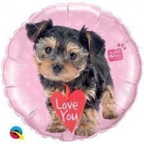 GLOBO 18" FOIL LOVE YOU PERRITO