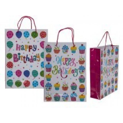 BOLSA REGALO HAPPY BIRTHDAY 25X34,5CM