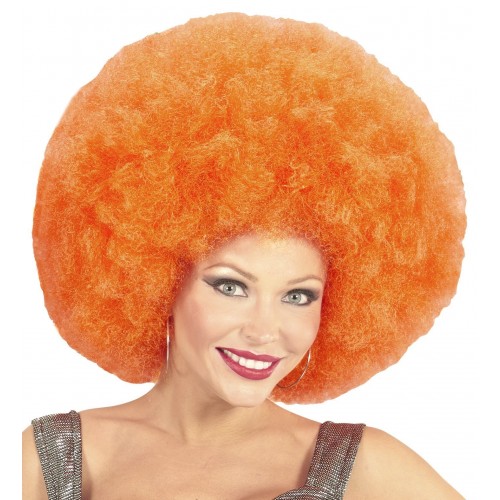    PELUCA MEGA AFRO NARANJA