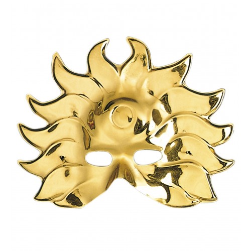 $ D    MASCARA METAL ORO SOL