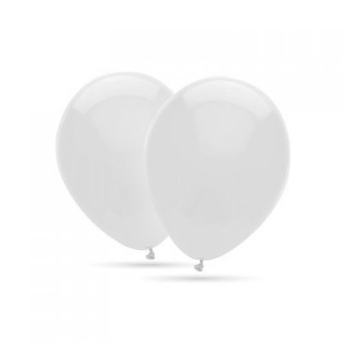   50 GLOBOS 9G BLANCO