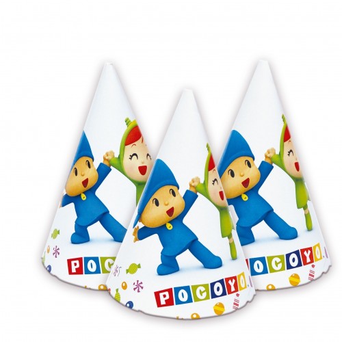   6 SOMBREROS POCOYO Y NINA