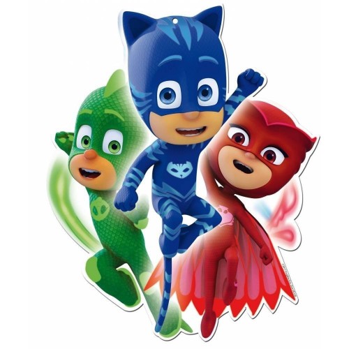 $D   2 MINI SILUETAS PJ MASK 30CM