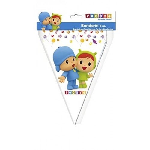  BANDERIN TRIANGULAR POCOYO NINA 3MT