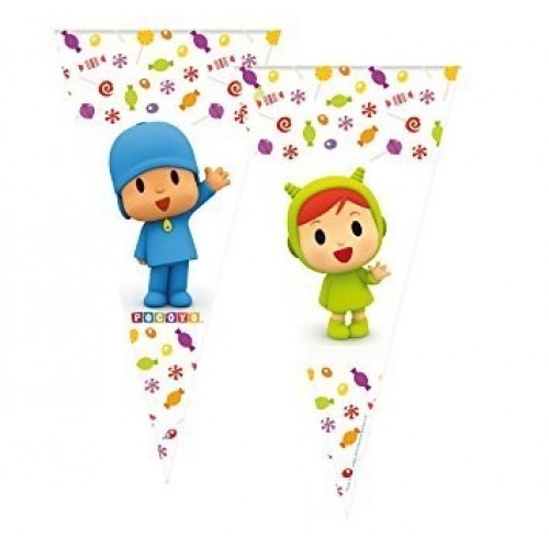   BOLSA CONO POCOYO Y NINA 20X40CM