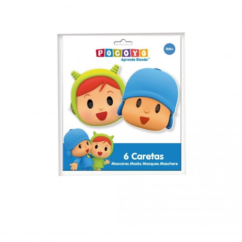   6 CARETAS POCOYO Y NINA