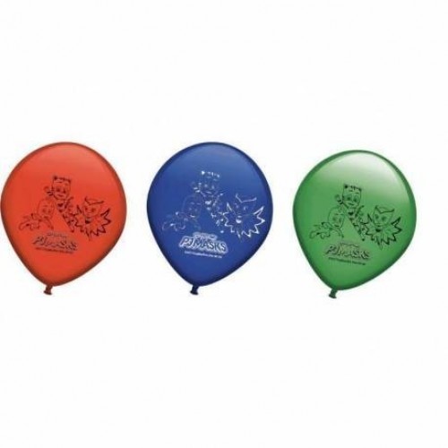 $D   8 GLOBOS PJ MASKS