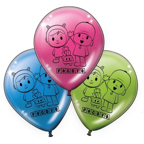   8 GLOBOS POCOYO Y NINA