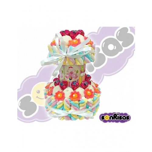 TARTA CHUCHES BAUTIZO NIÑA 740GR