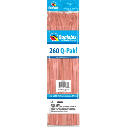   50 GLOBOS LATEX MODELISM 260Q CORAL