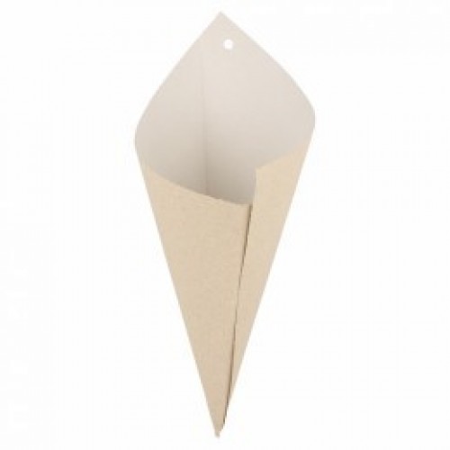 200 PAPELINAS CONO MARRON 100GR