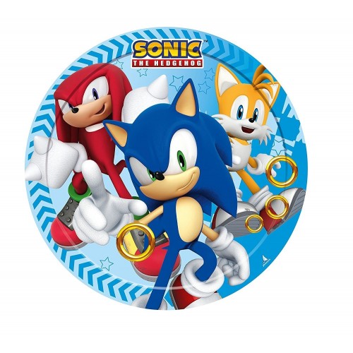 $D   8 PLATOS SONIC 18CM
