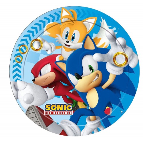 $D   8 PLATOS SONIC 23CM