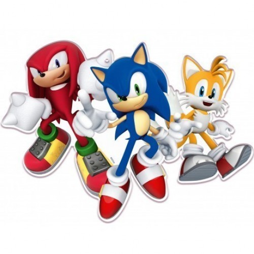 $D  2 SILUETAS SONIC 30CM