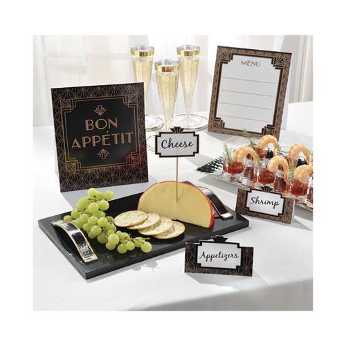 KIT 12 PZ ETIQUETA BUFFET HOLLYWOOD