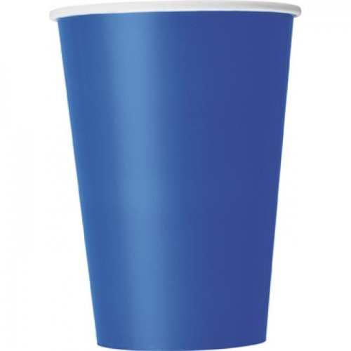 $E PAQ.10/U VASO AZUL ROYAL 355ML