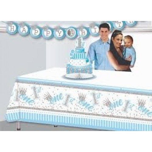  MANTEL PL 1AÑO AZUL 137X274CM