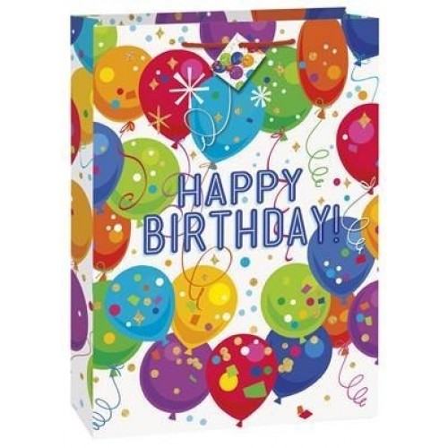 BOLSA REGALO JUMBO GLOBOS BIRTHDAY