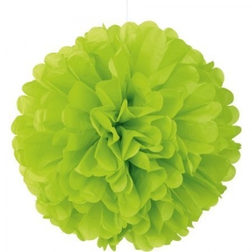  COLGA BOLA POMP VERDE NEON 40,64CM