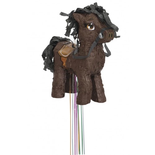 PIÑATA PALO CABALLO MARRON