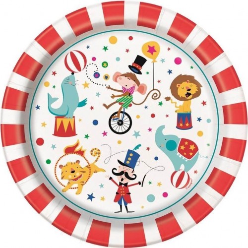  PAQ.8/U PLATO CIRCO 22,86CM
