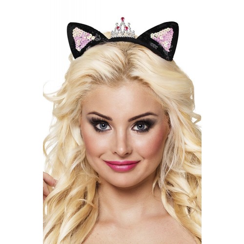 $D DIADEMA GATITA MINI CORONA PRINCESA