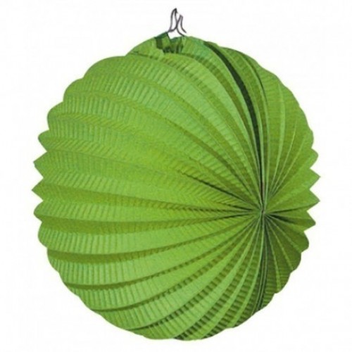   FAROL ESFERICO VERDE LIMA 22CM
