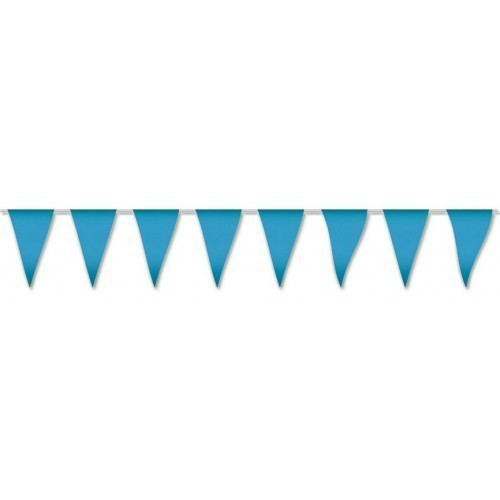   BANDERIN TRIANGULO PL AZUL 5MT
