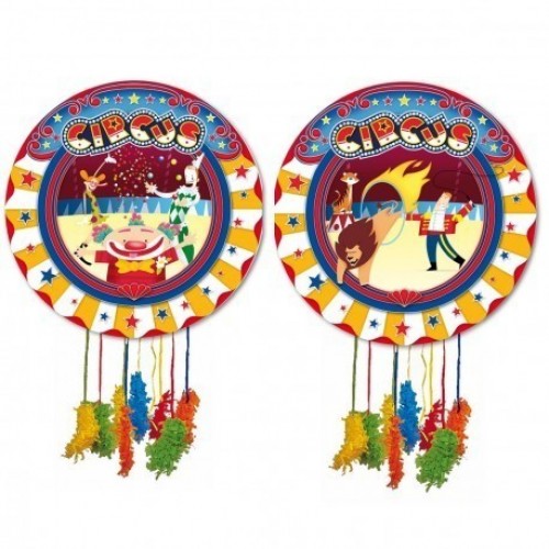   PIÑATA REDONDA CIRCO 50X45CM