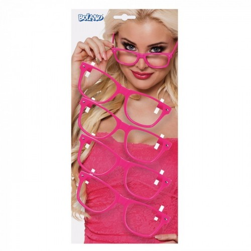   SET 4 GAFAS MONTURA COLOR ROSA