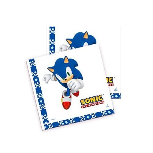 $D  20 SERVILLETAS SONIC 33CM