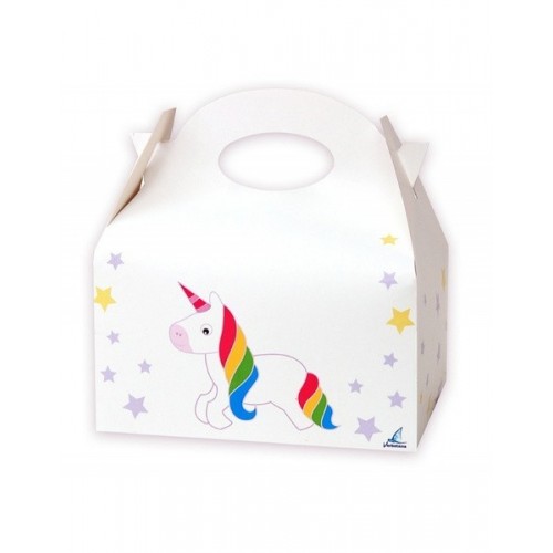 $D   CAJA PARA GOLOSINA UNICORNIO