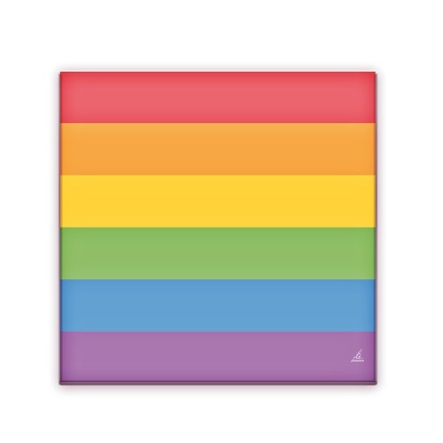 $D   20 SERVILLETAS ARCOIRIS 33CM