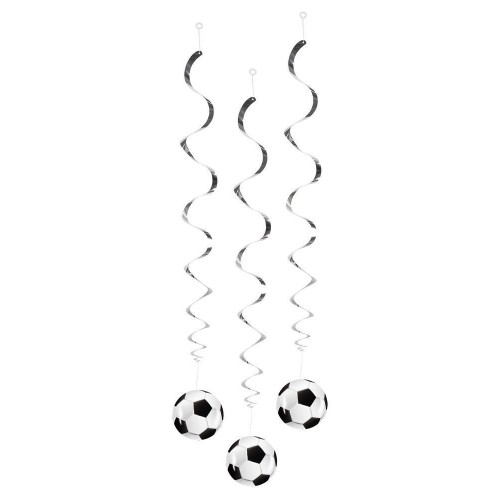   3 TIRAS ESPIRAL BALON FUTBOL